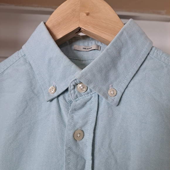 Frank & Oak | Pastel blue the jasper women's collared casual button up - Picture 5 of 16